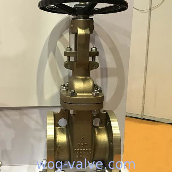 Flexible Wedge Cast Steel Gate Valve 4 Inch FF Rising Stem Gate Valve ASME B16.34