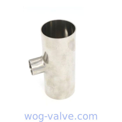 Professional Butt Welded Pipe Fitting Reducing Tee ISO 9001-2008 Approved