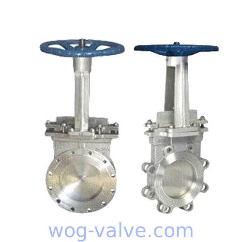 Full Lug Rising Cast Steel Gate Valve Handwheel Knife Gate Valve PN10 10K