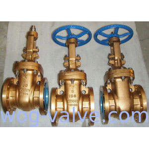 6 Inch Rising Gate Valve Flexible Wedge Class 150 Aluminum Bronze B148 UNS C95800