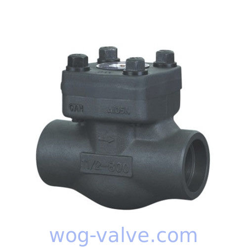 Class 800 Forged Lift Check Valve,a105n,f11,Trim no.5#,NPT Threaded,SW,API602