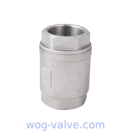 Vertical Full Port 4 Inch Check Valve Stainless Steel 2PC Body 1000 WOG