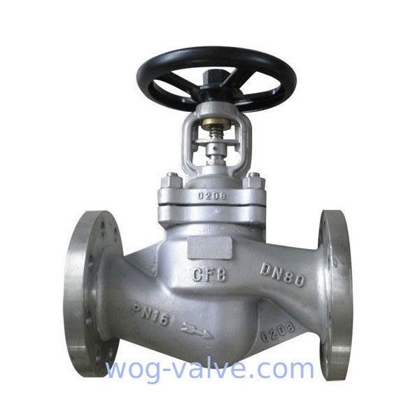 ANSI 150LB Industrial Flanged Ball Valve Stainless Steel API ISO Certification