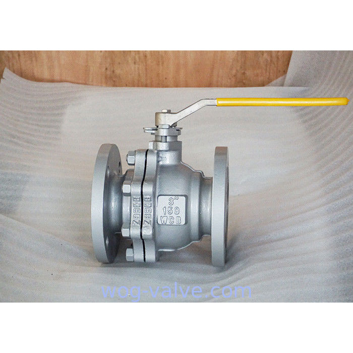 API 6D Side Entry Floating,A216WCB, Class 150, RF 3inch flanged ball valve