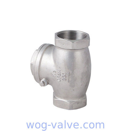 NPT Threaded Industrial Check Valve Screwed cover DN40 200 WOG