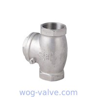NPT Threaded Industrial Check Valve Screwed cover DN40 200 WOG