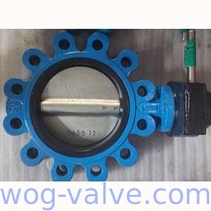 Ductile Cast Iron Butterfly Valve 4IN PN25 Fully Lugged Butterfly Valve