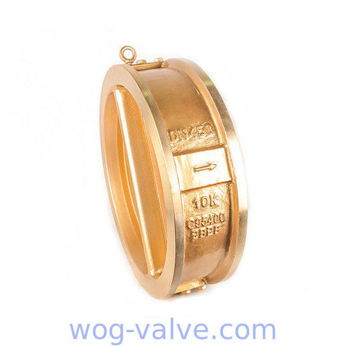 Aluminium Bronze C95400, dual plate wafer type swing check valve, double plate,DN450,JIS10K