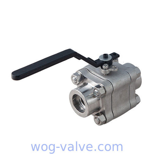 1 Inch 3 Pc Forged Ball Valve A182 F316L Class 800LB Sw Ball Valve