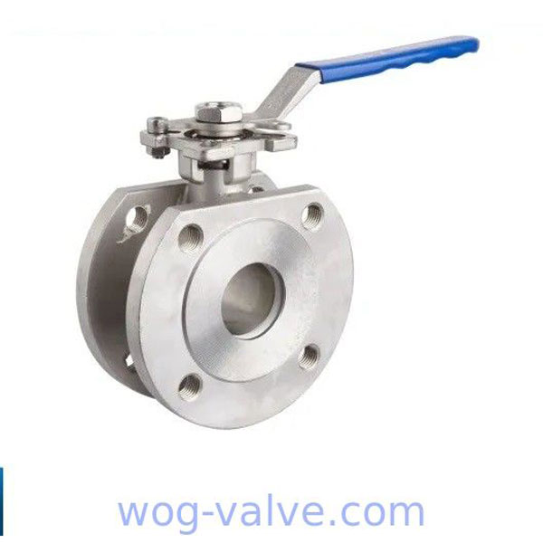 1PC Flanged Stainless Steeel 304,316,1.4408,Wafer Ball Valve,iso5211 mounting Pad