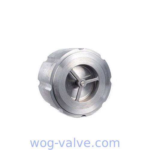 Single Disc Spring Loaded Piston Type Wafer Check Valve,SS304,SS316,PN16,class 150