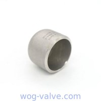industrial Butt Welded Pipe Fitting 304 304L Stainless Steel Seamless Cap