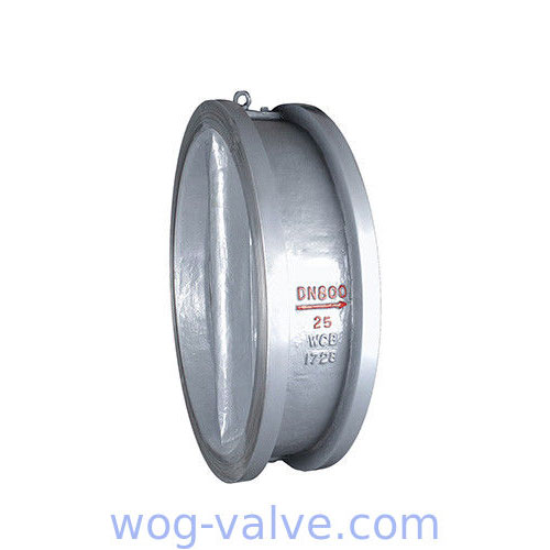 PN25 Dual Plate Wafer Type Non Return Valve API594 Standard A216wcb Body