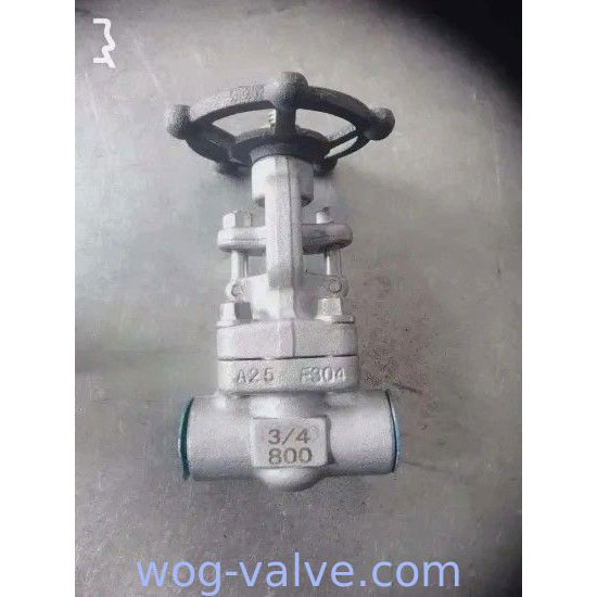 SW BW NPT Forged Steel Gate Valve A105N F11 F304 F316L 3/4IN Oem Service