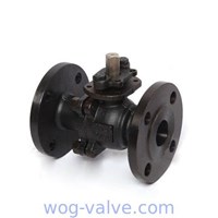 DIN Standard Lever Operated Ball Valve Carbon Steel PN16 SS904L Material