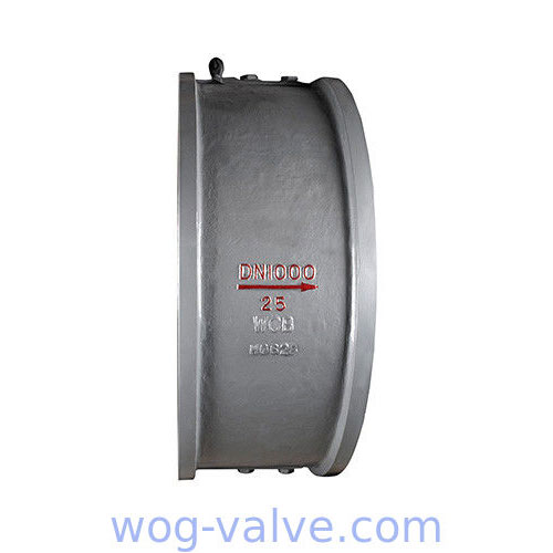 Double Door Check Valve, Wafer Style, Cast steel A216WCB Body,DN1000,PN25