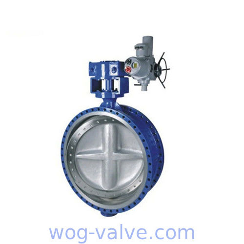 Metal Seat Flanged Type Butterfly Valve Water Industrial Usage