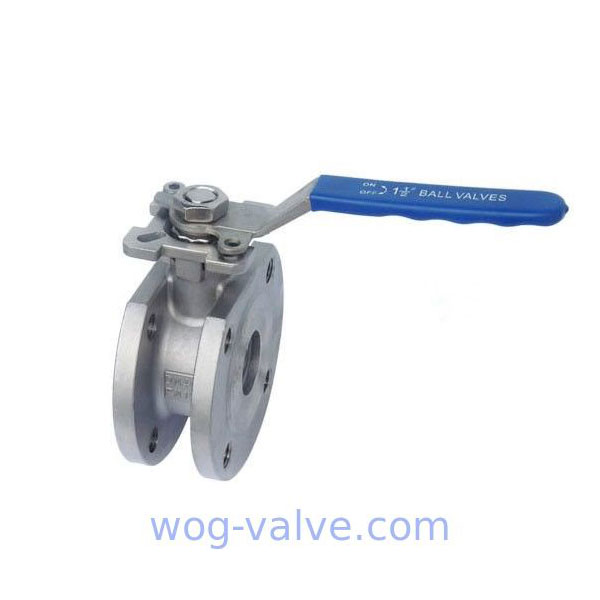 1PC Stainless Steel Flanged Ball Valve PN16 DN50 Flange End Ball Valve
