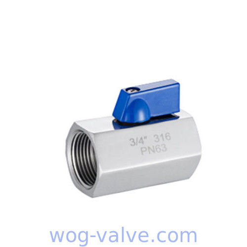 Mini NPT Female Threaded Ball Valve Stainless Steel Miniature Ball Valves