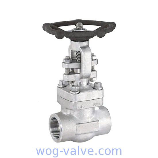 Full Port BW Sw Threaded Gate Valve Bolt Bonnet Handwheel API602 Standard