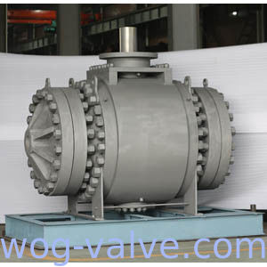 900LB Forged Ball Valve Flanged End Full Bore Ball ValveDN750 Bareshaft API 6FA