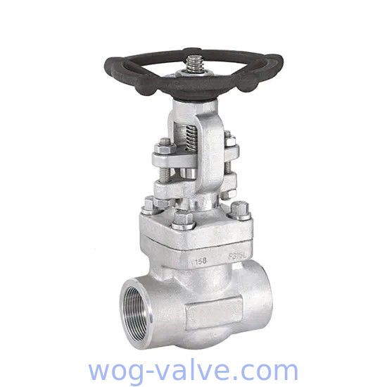 Handwheel Forged Steel Gate Valve F316LAPI 602 SW BW NPT Gate Valve 2 Inch