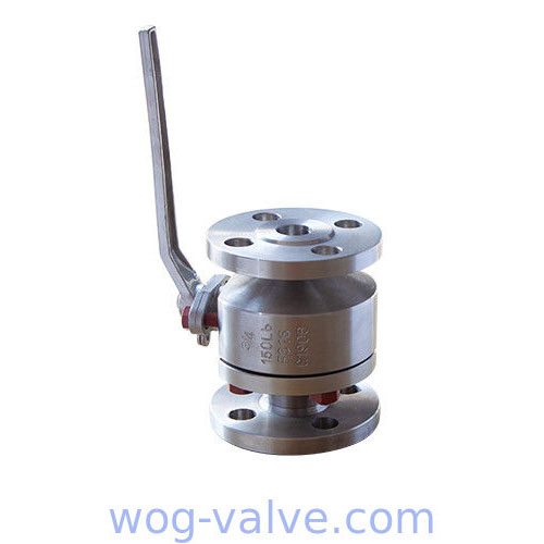 Forged Type Floating Type Ball Valve API607 RF Flanged Blow-Out Proof Stem