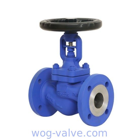 DIN3356 Bellow seal bonnet Globe Valve,bolt bonnet,wcb,1.0619 material,dn80,pn40,flanged