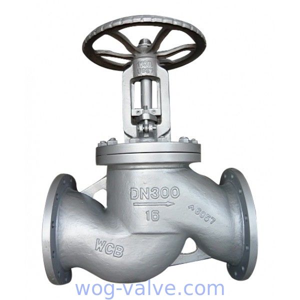 Wcb globe valve,1.0619 material,bb,os&y,full port,flanged end,presure to PN16
