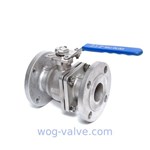 2pc Flanged Ball Valve SCS13 SCS14 50A 80A JIS10K Handle operated