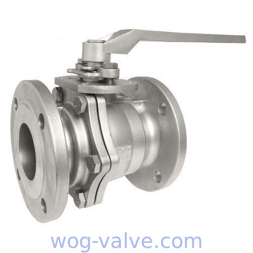Flanged Industrial Floating Type Ball Valve Stainless Steel Normal Temperature