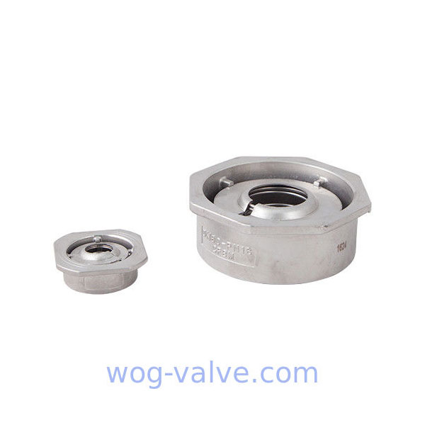 Single Disc Stainless Steel 304,316,Non Return Wafer Piston Check Valve,PN16,PN40