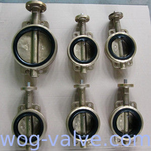 EPDM Seated Wafer Type Butterfly Valve 8 Inch DIN Water Butterfly Valve