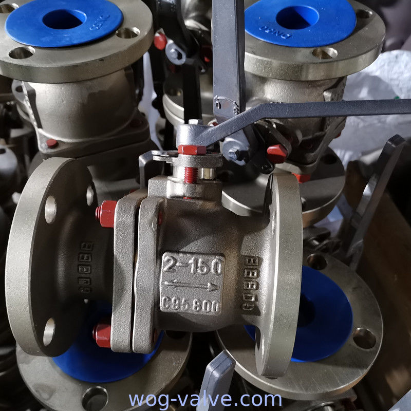 UNS C95800 Aluminium Bronze Ball Valve ASME B16.10 Class 150 Pressure Ratings