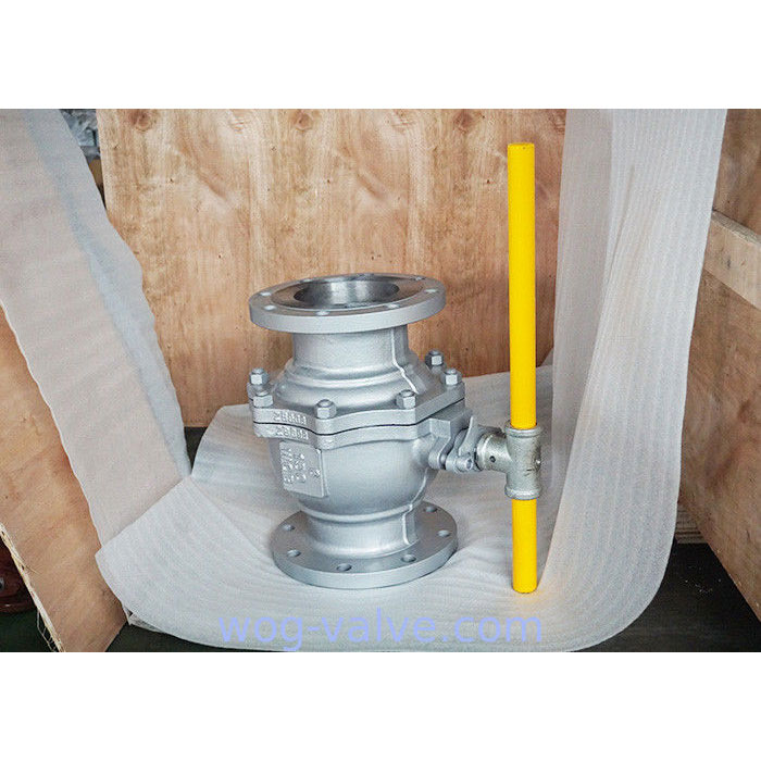 2 pc body Floating Type full bore Flanged soft seated side entry ball valve