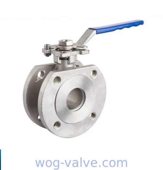 Full Bore Floating Type Ball Valve Wafer Ball Valve Stainless Steel ISO5211 Direct Mounting Pad
