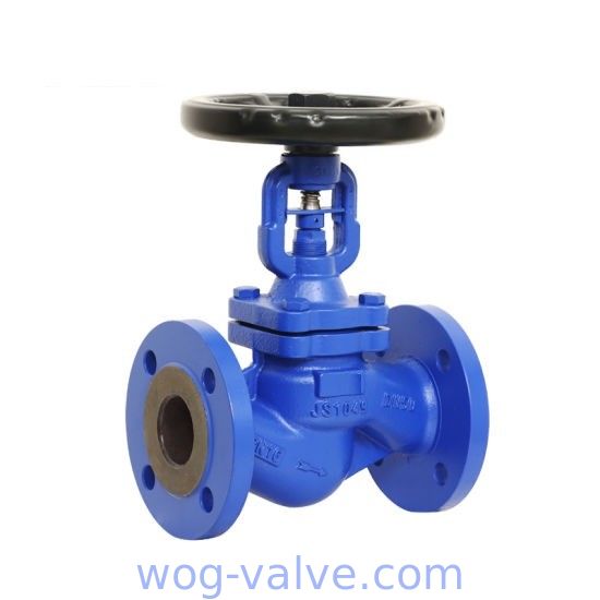 Bellow Seal Globe Valve DIN3356,EN1092,GS-C25,bolt bonnet,DN100,Flanged end to PN40