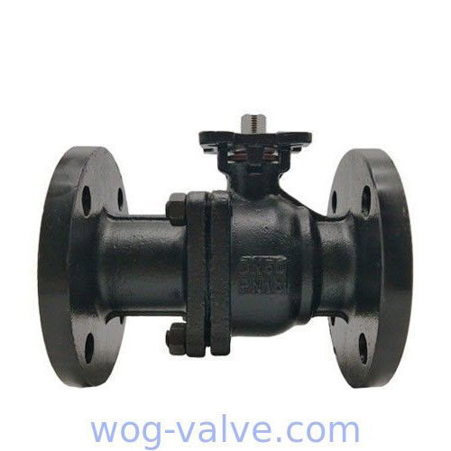 Stainless Steel 3 Inch Flanged Ball Valve Two Pieces Split Body Ball Valve