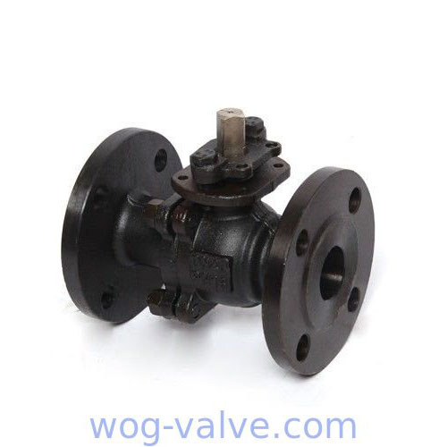 Two pieces Lever Operated Ball Valve 1.0619 Split Body Ball Valve