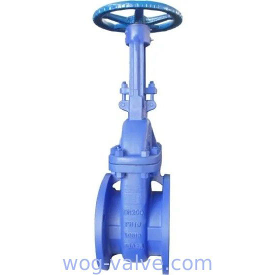 Industrial Flanged Cast Steel Gate Valve Hand Wheel PN16 DIN 3202 F4