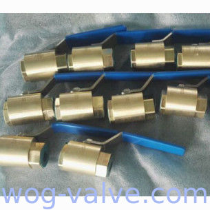 Floating WOG Ball Valve / Marine Ball Valve Nickel Aluminum Bronze Split Body For Sea Water