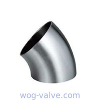 304 Seamless 45 Degree Pipe Fitting Elbow 45 Degree Angle Pipe Fitting