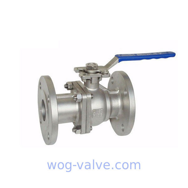 Split Body Full Bore Ball Valve Two Piece Stainless Steel Ball Valve