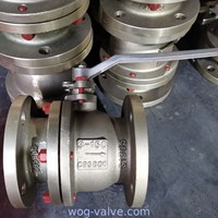 2 Inch Floating Type Ball Valve Flanged Size Aluminum Bronze Material