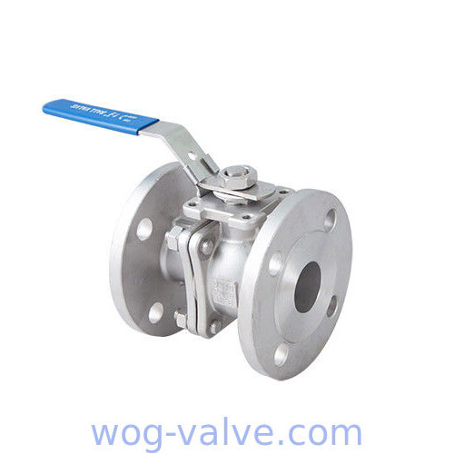 High Pressure Fire Safe Ball Valve 2PC NACE API 607 With ISO5211 High Mounting Pad