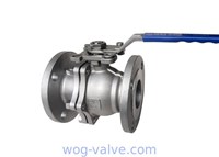 Professional Stainless Steel Langed Ball Valve ISO5211 Direct Mounting Pad