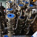 UNS C95800 Aluminium Bronze Ball Valve ASME B16.10 Class 150 Pressure Ratings