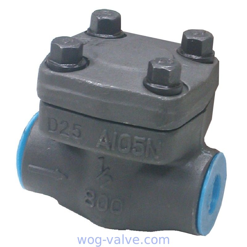 Class 800 Forged Lift Check Valve,a105n,f11,Trim no.5#,NPT Threaded,SW,API602