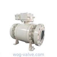 Carbon Steel Trunnion Mounted Ball Valve 3 PieceF53 Material 600LB