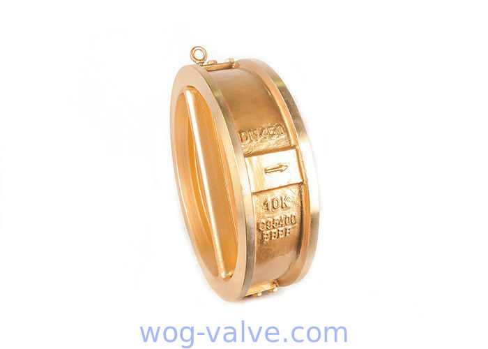 ASTM B148 C95400 duo check valve wafer type, API 594,double door,non return valve